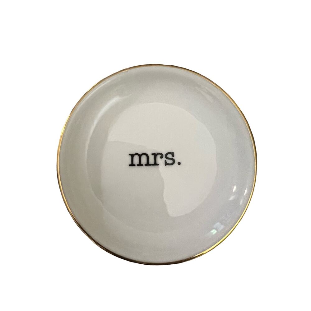 Lenny Mud Mrs. Ring Dish NWOT